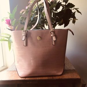 Anne Klein pink tote purse